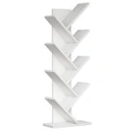 ΒΙΒΛΙΟΘΗΚΗ LIANA ΜΕΛΑΜΙΝΗΣ ΛΕΥΚΟ 46x22x128,5Yεκ.HM9028.13