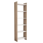 ΒΙΒΛΙΟΘΗΚΗ ΜΕΛΑΜΙΝΗΣ SONΟMA-ΛΕΥΚΟ HM9226.12 48,5x22x160Υ εκ.