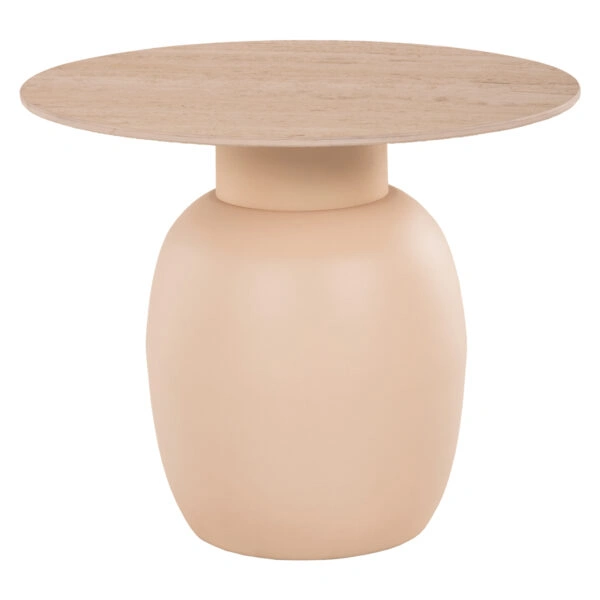 ΒΟΗΘΗΤΙΚΑ ΤΡΑΠΕΖΑΚΙΑ 2ΤΜΧ FEREN HM9664 ΜΕΤΑΛΛΟ ΚΡΕΜ-ΚΕΡΑΜΙΚO TOP Φ60 & Φ50 εκ.