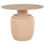 ΒΟΗΘΗΤΙΚΑ ΤΡΑΠΕΖΑΚΙΑ 2ΤΜΧ FEREN HM9664 ΜΕΤΑΛΛΟ ΚΡΕΜ-ΚΕΡΑΜΙΚO TOP Φ60 & Φ50 εκ.