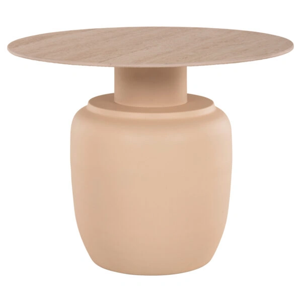 ΒΟΗΘΗΤΙΚΑ ΤΡΑΠΕΖΑΚΙΑ 2ΤΜΧ FEREN HM9664 ΜΕΤΑΛΛΟ ΚΡΕΜ-ΚΕΡΑΜΙΚO TOP Φ60 & Φ50 εκ.