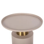 ΒΟΗΘΗΤΙΚΟ ΤΡΑΠΕΖΑΚΙ PUNJAB HM4239.03 ΜΕΤΑΛΛΟ ΣΕ ΕΚΡΟΥ-ΧΡΥΣΟΧΑΛΚΙΝΟ Φ36x47Υεκ.