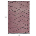 ΧΑΛΙ ΣΑΛΟΝΙΟΥ CALLISTO ΜΕ ΚΡΟΣΙΑ HM7674.06 ΣΑΠΙΟ ΜΗΛΟ ΜΑΥΡΟ 160Χ230 εκ.