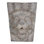 Κασπώ Τοίχου Πέτρινο Διακοσμητικό Lion (39,9x20,06x52,07)