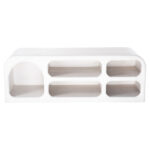 ΕΠΙΠΛΟ ΤΗΛΕΟΡΑΣΗΣ HANDYR HM9704 ΜΑΣΙΦ ΞΥΛΟ MANGO ΣΕ ΛΕΥΚΟ 130x40x45Yεκ.