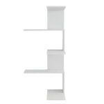ΕΠΙΤΟΙΧΙΑ ΡΑΦΙΕΡΑ RORY HM8931.11 ΜΕΛΑΜΙΝΗ ΣΕ ΛΕΥΚΟ 22x51,5x109Υ εκ.