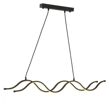 ΦΩΤΙΣΤΙΚΟ ΟΡΟΦΗΣ 2ΦΩΤΟ ΜΑΥΡΟ LED HM7389.01 30x107 εκ.