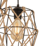 ΦΩΤΙΣΤΙΚΟ ΟΡΟΦΗΣ 3ΦΩΤΟ ΜΕΤΑΛΛΙΚΟ ΜΑΥΡΟ HM7430.01 40x90 εκ.