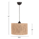 ΦΩΤΙΣΤΙΚΟ ΟΡΟΦΗΣ ΕΣΩΤΕΡΙΚΟΥ ΧΩΡΟΥ HM7944.02 NATURAL Φ30x67Yεκ.