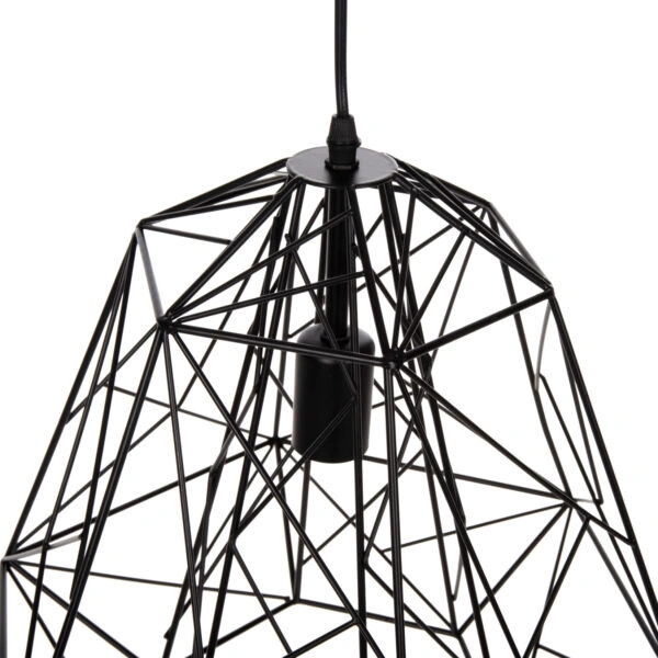 ΦΩΤΙΣΤΙΚΟ ΟΡΟΦΗΣ ΚΡΕΜΑΣΤΟ HM4066 ΜΑΥΡΟ ΜΕΤΑΛΛΙΚΟ ΚΑΠΕΛΟ 39x34x130Υεκ.