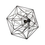 ΦΩΤΙΣΤΙΚΟ ΟΡΟΦΗΣ ΚΡΕΜΑΣΤΟ HM4066 ΜΑΥΡΟ ΜΕΤΑΛΛΙΚΟ ΚΑΠΕΛΟ 39x34x130Υεκ.