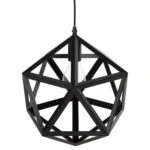 ΦΩΤΙΣΤΙΚΟ ΟΡΟΦΗΣ ΚΡΕΜΑΣΤΟ HM4073 ΜΑΥΡΟ ΜΕΤΑΛΛΟ 30x30x35Yεκ.