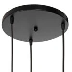 ΦΩΤΙΣΤΙΚΟ ΟΡΟΦΗΣ ΚΡΕΜΑΣΤΟ HM4083 3 "ΦΑΝΑΡΑΚΙΑ" ΜΑΥΡΟ ΜΕΤΑΛΛΟ Φ23x127Yεκ.