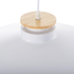 ΦΩΤΙΣΤΙΚΟ ΟΡΟΦΗΣ ΚΡΕΜΑΣΤΟ HM4159.02 ΛΕΥΚΟ ΜΕΤΑΛΛΙΚΟ ΚΑΠΕΛΟ Φ40x116Υεκ