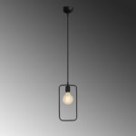 ΦΩΤΙΣΤΙΚΟ ΟΡΟΦΗΣ ΚΡΕΜΑΣΤΟ ΜΕΤΑΛΛΙΚΟ ΜΑΥΡΟ HM7258 15Χ6Χ123 εκ.