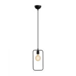 ΦΩΤΙΣΤΙΚΟ ΟΡΟΦΗΣ ΚΡΕΜΑΣΤΟ ΜΕΤΑΛΛΙΚΟ ΜΑΥΡΟ HM7258 15Χ6Χ123 εκ.