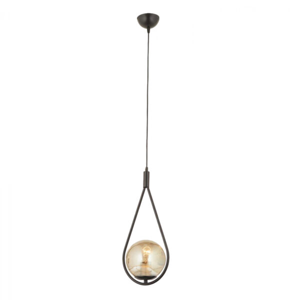 ΦΩΤΙΣΤΙΚΟ ΟΡΟΦΗΣ ΜΕΤΑΛΛΙΚΟ ΜΑΥΡΟ HM7385.01 20x101 εκ.