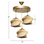 ΦΩΤΙΣΤΙΚΟ ΟΡΟΦΗΣ ΕΣΩΤΕΡΙΚΟΥ ΧΩΡΟΥ ΣΕ ΦΥΣΙΚΟ ΧΡΩΜΑ HM7493.02 35x35x85 εκ.