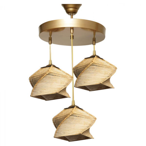 ΦΩΤΙΣΤΙΚΟ ΟΡΟΦΗΣ ΕΣΩΤΕΡΙΚΟΥ ΧΩΡΟΥ ΣΕ ΦΥΣΙΚΟ ΧΡΩΜΑ HM7493.02 35x35x85 εκ.