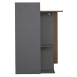 ΓΡΑΦΕΙΟ ΜΕΛΑΜΙΝΗΣ HM8994.01 ΚΑΡΥΔΙ ΓΚΡΙ 112x55x85Y εκ.