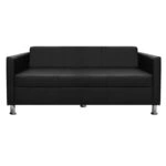 ΚΑΝΑΠΕΣ 3 ΘΕΣΙΟΣ CUBO PU ΜΑΥΡΟ HM3034.02 173χ71χ73Υεκ.