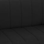 ΚΑΝΑΠΕΣ ΚΡΕΒΑΤΙ ANDRI ΤΡΙΘΕΣΙΟΣ ΜΑΥΡΟΣ HM3239.01 180x72x77 εκ.