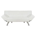 ΚΑΝΑΠΕΣ ΚΡΕΒΑΤΙ HM3001.01 THOM ΜΕ ΑΝΑΔΙΠΛΟΥΜΕΝΑ ΜΠΡΑΤΣΑ ΛΕΥΚΟ PU 189x93x82Υεκ.