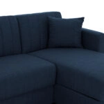 ΚΑΝΑΠΕΣ ΚΡΕΒΑΤΙ GHUFRAN ΓΩΝΙΑ ΑΝΑΣΤΡΕΨΙΜΗ ΜΠΛΕ HM3244.07 200x133x77Yεκ.