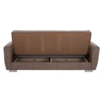 ΚΑΝΑΠΕΣ ΚΡΕΒΑΤΙ POLYA ΤΡΙΘΕΣΙΟΣ ΚΑΦΕ HM3240.02 215x80x77 εκ.