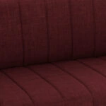 ΚΑΝΑΠΕΣ ΚΡΕΒΑΤΙ ANDRI ΤΡΙΘΕΣΙΟΣ ΚΟΚΚΙΝΟ HM3239.06 180x72x77 εκ.