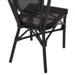 ΚΑΡΕΚΛΑ ΑΛΟΥΜΙΝΙΟΥ TRENT BAMBOO LOOK ΜΕ TEXTLINE 45x57x88 εκ. HM5052