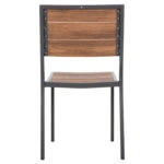 ΚΑΡΕΚΛΑ ΑΛΟΥΜΙΝΙΟΥ SAGA HM6063.02 ΣΚΟΥΡΟ ΓΚΡΙ ΜΕ POLYWOOD 46x52x86Υεκ.