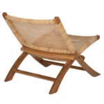 ΚΑΡΕΚΛΑ LOUNGE ΑΝΑΔΙΠΛΟΥΜΕΝΗ ANTIL HM9379.01 ΜΑΣΙΦ ΞΥΛΟ ΤEAK ΦΥΣΙΚΟ 66x77x67Yεκ.