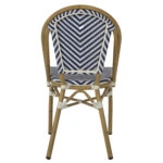 ΚΑΡΕΚΛΑ BAMBOO LOOK ΜΠΛΕ-ΛΕΥΚΟ HM5860.02 46x56x88Y εκ.