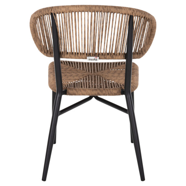 ΚΑΡΕΚΛΑ ΕΞ.ΧΩΡΟΥ EULO HM6049.02 ΑΛΟΥΜΙΝΙΟ ΣΕ ΜΑΥΡΟ -ΣΥΝΘΕΤΙΚΟ RATTAN