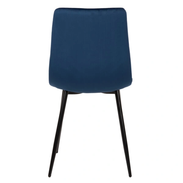 ΚΑΡΕΚΛΑ LATRELL HM8587.08 ΒΕΛΟΥΔΟ ΜΠΛΕ ΜΕ ΜΑΥΡΑ ΜΕΤΑΛΛΙΚΑ ΠΟΔΙΑ 43x54x88Υεκ.