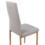 ΚΑΡΕΚΛΑ ΜΕΤΑΛΛΙΚΗ LADY HM0037.14 ΜΠΕΖ ΥΦΑΣΜΑ ΜΕΤΑΛΛΙΚΟ ΣΚΕΛΕΤΟ K/D 40x48x95 εκ.
