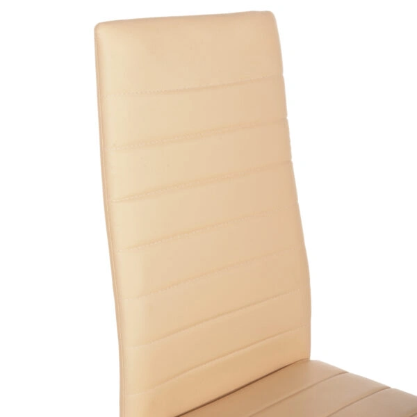 ΚΑΡΕΚΛΑ ΜΕΤΑΛΛΙΚΗ LADY HM0037.25 ΚΑΠΟΥΤΣΙΝΟ PU ΜΕΤΑΛΛΙΚΟ ΣΚΕΛΕΤΟ K/D 42x44x95εκ.