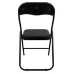 ΚΑΡΕΚΛΑ ΠΤΥΣΣΟΜΕΝΗ PADMA PU ΜΑΥΡΗ HM0044 38X47X82 ΕΚ.