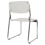 ΚΑΡΕΚΛΑ ΓΡΑΦΕΙΟΥ ΣΥΝΕΡΓΑΣΙΑΣ MABEL HM1019.02 ΣΕ ΧΡΩΜΑ ΛΕΥΚΟ 48,5x51,5x77Yεκ.