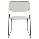 ΚΑΡΕΚΛΑ ΓΡΑΦΕΙΟΥ ΣΥΝΕΡΓΑΣΙΑΣ MABEL HM1019.02 ΣΕ ΧΡΩΜΑ ΛΕΥΚΟ 48,5x51,5x77Yεκ.