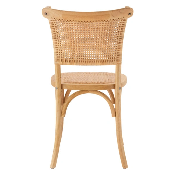 ΚΑΡΕΚΛΑ ΞΥΛΙΝΗ LIBERTY ΜΕ ΠΛΕΞΗ RATTAN ΣΕ ΦΥΣΙΚΗ ΑΠΟΧΡΩΣΗ HM8752.01 49x54x89 εκ.