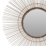 ΚΑΘΡΕΠΤΗΣ ΤΟΙΧΟΥ ΣΤΡΟΓΓΥΛΟΣ ΜΕ STICKS ΚΟΚΟΦΟΙΝΙΚΑ ΣΕ ΦΥΣΙΚΟ 120x4x120Yεκ.HM7732