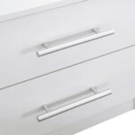 ΚΟΜΟΔΙΝΟ ΜΕΛΑΜΙΝΗΣ CHELSEA HM2220.05 ΛΕΥΚΟ 48x40,5x41,5 εκ.