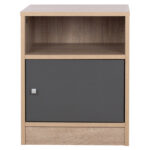 ΚΟΜΟΔΙΝΟ ΜΕΛΑΜΙΝΗΣ MALORY SONAMA-ΓΚΡΙ 40x40x50Yεκ.HM2205.04