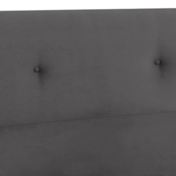 ΚΡΕΒΑΤΙ HM648.10 DOLORES, ΓΚΡΙ ΒΕΛΟΥΔΟ, 120x200 εκ