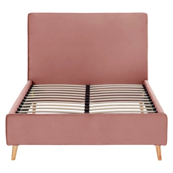 ΚΡΕΒΑΤΙ MAYLIN ΜΕ ΣΑΠΙΟ ΜΗΛΟ ΒΕΛΟΥΔΟ HM598.02 ΓΙΑ ΣΤΡΩΜΑ 120x200 EK.