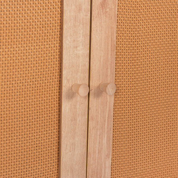 ΜΠΟΥΦΕΣ ΜΕΛΑΜΙΝΗΣ COLM- ΣΥΝΘ. RATTAN ΣΤΙΣ ΠΟΡΤΕΣ HM9220.11 120Χ39Χ70Υεκ.