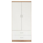 ΝΤΟΥΛΑΠΑ 2ΦΥΛΛΗ ME 2 ΣΥΡΤΑΡΙΑ REINA HM338.06 SONAMA-ΛΕΥΚΗ 80Χ42,5Χ180,5Υ εκ.