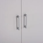 ΝΤΟΥΛΑΠΑ 2ΦΥΛΛΗ BAILEY ΜΕ ΤΡΙΑ ΡΑΦΙΑ HM337.05 ΜΕΛΑΜΙΝΗ ΛΕΥΚΗ 60Χ43Χ181Υεκ.